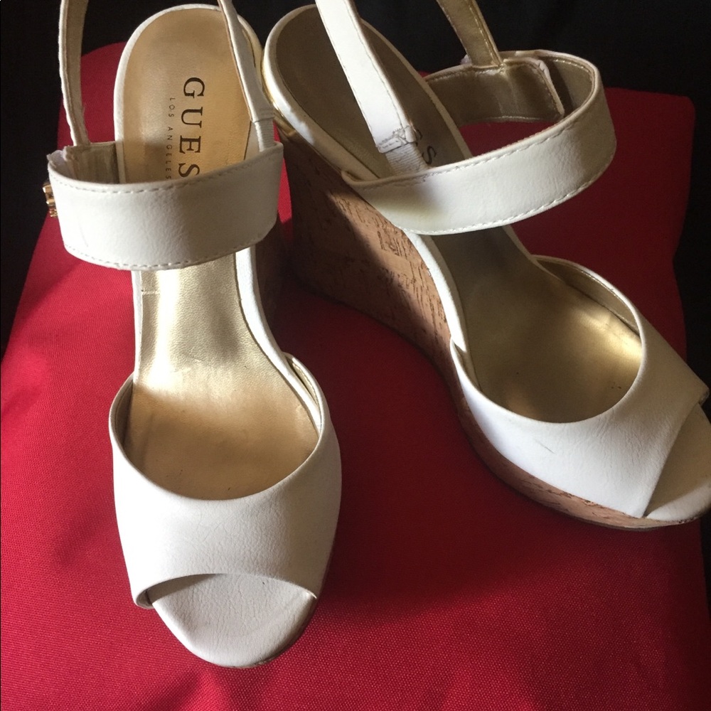 Guess platform shoes like new